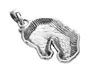 Pendentif à breloque Antique plaqué argent, tête de cheval découpée, animaux, adapté au collier, bijoux faits à la main pour cadeaux 7282662