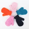 enfants gants d'hiver bébé tricot gant chaud enfants garçons filles mitaines unisexe gants tricot gant extensible tout-petits gants d'hiver mitaines