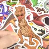 50 st dinosaur djur klistermärken Bomb decals pedagogiska leksaker för barn rum inredning gåvor DIY MacBook bärbar dator bagage skateboard vattenflaska