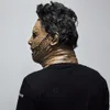 Texas Chainsaw Massacre Leatherface maskerar skrämmande film cosplay halloween kostym rekvisit hög kvalitet leksaker244s