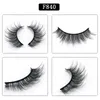 5 par / zestaw 3D Mink rzęsy Mink rzęsy Makijaż oczu Naturalne grube rzęsy Makijaż Extension Eyelash Fake Eyelashes 5 Style