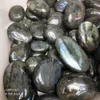 Natural Blue Light Labradorite Difts Crystal Palm Stone Duchowy Reiki Meditation Dekoracja 6550481