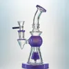 Heady Glass Bongs Showerhead Percolator Dab Rig Pyramid Design Water Pipe with 14mm Bowl Short Neck Mouthpiece XL275