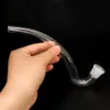 Adaptador de gancho en J de vidrio Estilo creativo ganchos j tamaño de junta de tubería de vidrio 14.4 mm 18 mm hembra envío gratis