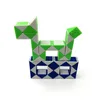 Cubo Mini Cubo magico Bambini Puzzle 3D creativo Gioco a forma di serpente Giocattoli Twist Puzzle Giocattolo Regalo di intelligenza casuale