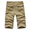 Summer Men's Baggy Multi Pocket Loose Cargo Shorts Outdoor Sports Camping Knee Length Tactical Short Trousers