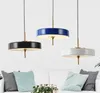 Modern minimalist fashion restaurant small chandelier Nordic creative personality bar led chandelier wrought iron round chandelier