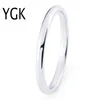 Schmuck 2mm Breite Mode Wolframringe weibliche Reiz Ring Ring Ehering Band Ring for Women Lovers Party4301503