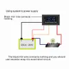 Freeshipping oled 7-in-1 المعلمة الكهربائية متر الجهد الوقت الحالي الطاقة الطاقة قدرة الحرارة تستر multitester wattmeter