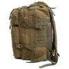 JHD 34L Tactical Assault Pack Backpack Army Molle Waterproof Bug Out Bag Small Rucksack for Outdoor Hiking Camping Hunting(Kha