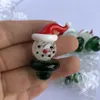 Il più nuovo vetro Babbo Natale UFO Carb Cap Tappi in vetro colorato solido Carb per banger al quarzo termico Chiodi bong per pipa ad acqua in stock