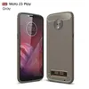 10PCS 2018 Neue Handy Fällen Für Motorola Z3 Spielen Carbon Fiber Heavy Duty Fall für MOTO Z3 Spielen backcover Kostenloser versand