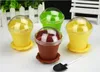 Flower Pot Cake Cups Spoon Set Ice Cream Ekoration för Bröllop Barn Födelsedagsfest Leveranser Baking Pastry Tools SN627