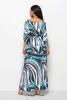 Sexy western stripes big size dress hot new trade women's clothing source