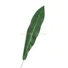 Szczupła sztuczna tropikalna roślina liście Ozdoby Ozdoby Kryte Outdoor Rośliny Home Office Decor Fałszywy Zielony Gladiolus Liść