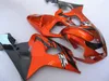 7 Gåvor FARING KIT FÖR SUZUKI GSXR600 GSXR750 04 05 K4 Eftermarknad GSX-R600 / 750 2004 2005 Svart Röda Fairings Set XQ25