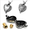 wholesale Custom-made Multiple names personality heart shape ashes urn cremation funeral pendant necklace fashion jewelry