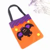 Colorful Halloween Candy Bag Gift Bags Pumpkin Trick or Treat Bags Sacks Hallowmas Gift For Kids Event Party Supplies Decor