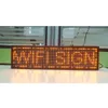 26X8 inch P10 indoor yellow LED sign wireless and usb programmable rolling information led display screen