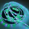 50m DC12V RGB WW LED Strip Zestaw oświetlenia 16.4FT 5M SMD5050 300LEDS Wodoodporna zmiana kolorów Lampki elastyczne