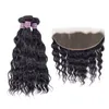 Бразильские девственные человеческие волосы, влажные волнистые пучки с застежкой, необработанные перуанские пучки с волнами воды с фронтальной застежкой, человеческие волосы 3594660