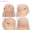 Ombre ljusblå Glueless Full Spets Human Hair Wigs With Baby Hair Pre Plucked 130 Densitet Brasiliansk Virgin Hair Lace Front Wigs6187909