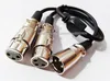 Câbles Audio, Double XLR 3Pin Femelle vers XLR-3Pin Mâle Audio-Splitter Microphone Extension Connecteur Câble 0.5M/1PCS