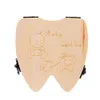 Baby Infant Tooth Box Wooden Milk Teeth Organizer Storage Boys Girls Save Souvenir Case With Placenta Collection Box For Baby Gift6250123