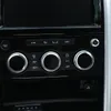 コンソールボタンボタンエアコンノブスイッチの装飾ステッカーカバートリムのランドローバーディスカバリー5 LR5インテリアアクセサリー