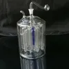 Tubi per fumatori 16 bottiglie d'acqua in vetro con filtro ad artiglio di grandi dimensioni, Bong in vetro all'ingrosso Tubi per acqua in olio Tubi in vetro Impianti petroliferi Fumatori,