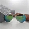 Hochwertige, coole, neutrale Mode-Sonnenbrille für Herren, UV-Schutz, Outdoor-Sport, Vintage-Sonnenbrille für Damen, Retro-Brille, mit Box und Etuis