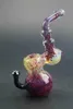 Kleurrijke glazen buizen handgemaakte corlor veranderende rookpijp tabak lepel pijpen glazen bubblers voor rookpijpmix kleuren