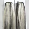 P1B / 613 fasci di capelli lisci brasiliani 2 pezzi 10 "-26 pollici fasci di tessuto di capelli umani al 100% 200g estensioni dei capelli non Remy