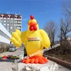 Poulet gonflable Gentalman de haute qualité pour 2021 jour de Thanksgiving événement décoration ballons gonflables modèle de mascotte de dinde
