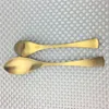 5 20 30st. Matt 304 Rostfritt stål Silverware Gold Cutlary Steak Lnife Teskoon Dinner Fork Scoop Cogervis Diskmaskin Safe1978