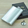 8oz Stainless Steel Hip Flask Portable Metal Wine Pot Whisky Bottle Hip Flask with Funnel for Men