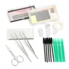 16 PCS False Eyelash Extension Tools Set Makeup Tools Kits Professional Individual Eye Lashes ympningssats Set Bag8844680