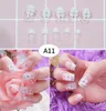 Moda 3D Sahte Çivi Yanlış Tırnak Plastik Nail Art İpuçları Tam Kapak yanlış fransız tırnak sanat İpuçları Gelin Parmak Güzellik