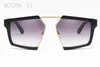 Okulary przeciwsłoneczne dla kobiet Moda Sunglases Mężczyźni Luksusowe Okulary Słońce UV 400 Damskie Retro Okulary Unisex Oversized Designer Sunglasses 8C7J09