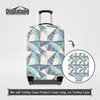 Przypadek na walizkę Pokrywa ochronna Zastosuj do 18 ~ 32 calowe wzory geometryczne Podróżowanie na drodze pyłoszczelne bagaż obejmuje akcesoria turystyczne