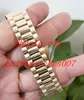 2022 Mens rostfria klocka armband 18kt guld 41mm svart diagonal 228238 sport automatisk mekanisk