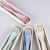 1 zestaw Gorąca Sprzedaż Przenośne Travel Cutlery Travel Fork Tableware Zestawy obiadowe Zestawy Kemping Piknik Zestaw do Dzieci Gifts