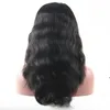 바디 웨이브 4x4 5x5 13x4 투명 레이스 프론트 인간의 버진 헤어 가발 Pre Plucked Natural Hairline