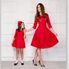 Kerstmis moeder en dochter kleding familie matching kleding prinses jurk meisjes rok vrouwen jurk dames baljurk qzzw096