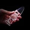 110x30mm Pyrex Glass Butt Plug Anal Dildo Crystal Anus Bead Fake Penis Female Masturbation Manlig vuxen sexleksak för gay6745568