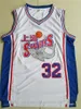 Ny stil 32 Jimmer Fredette Shanghai Sharks Tröjor Herr University College Film Basket Fredette Jersey Team Vit Stitched