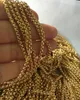 Gnayy Groothandel 3 Meter Lot in Bulk Rvs Vergulde Box Rolo Chain Sieraden Bevindingen Markering DIY 3mm breed