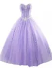 2018 nouveau doux 16 robes de Quinceanera sur mesure Tulle perles cristaux chérie robes de bal longueur au sol robes de bal Q61