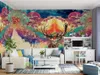 Giardino Photo Mura da parati Carta da parati Moderna Camera da letto moderna Sfondo della parete Home Decor 3D Paesaggio Wallpaper Murales