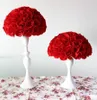 Yeni 30 cm Yapay İpek Güller Toptan Kırmızı Renk Gül Toplar Düğün Noel Süsler Düğün Parti Süslemeleri